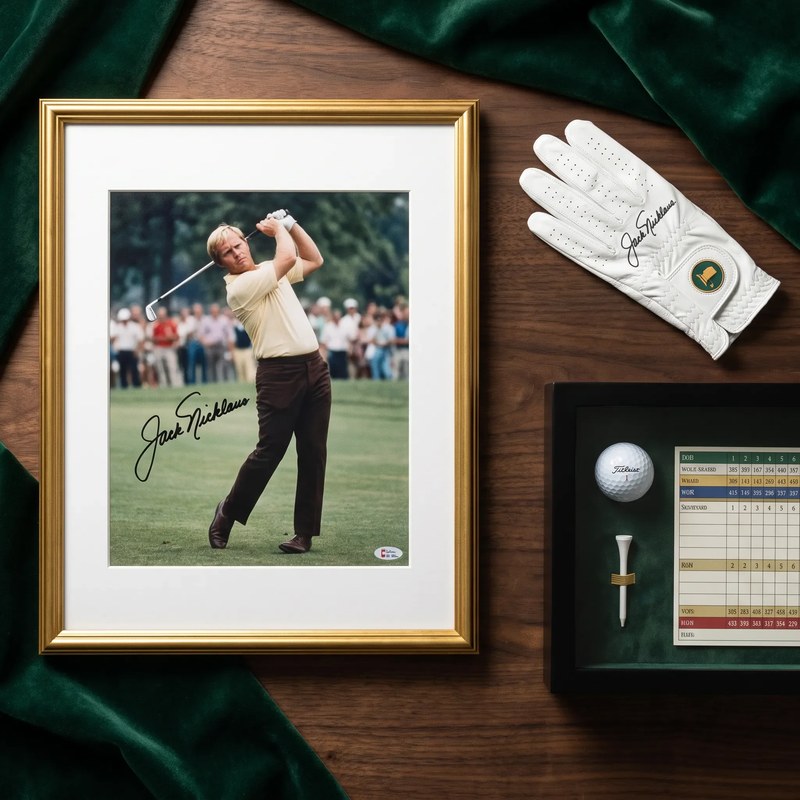 Autographed Golf Memorabilia