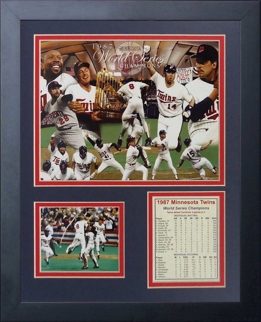 1987 Minnesota Twins World Series Champions Team 11x14 Framed Photo