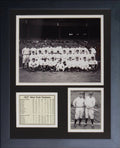 1927 New York Yankees 11x14 Framed Team Photo with Babe Ruth Lou Gehrig