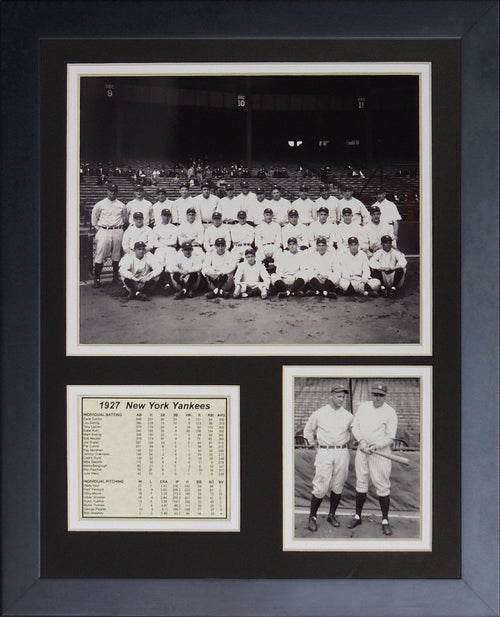 1927 New York Yankees 11x14 Framed Team Photo with Babe Ruth Lou Gehrig