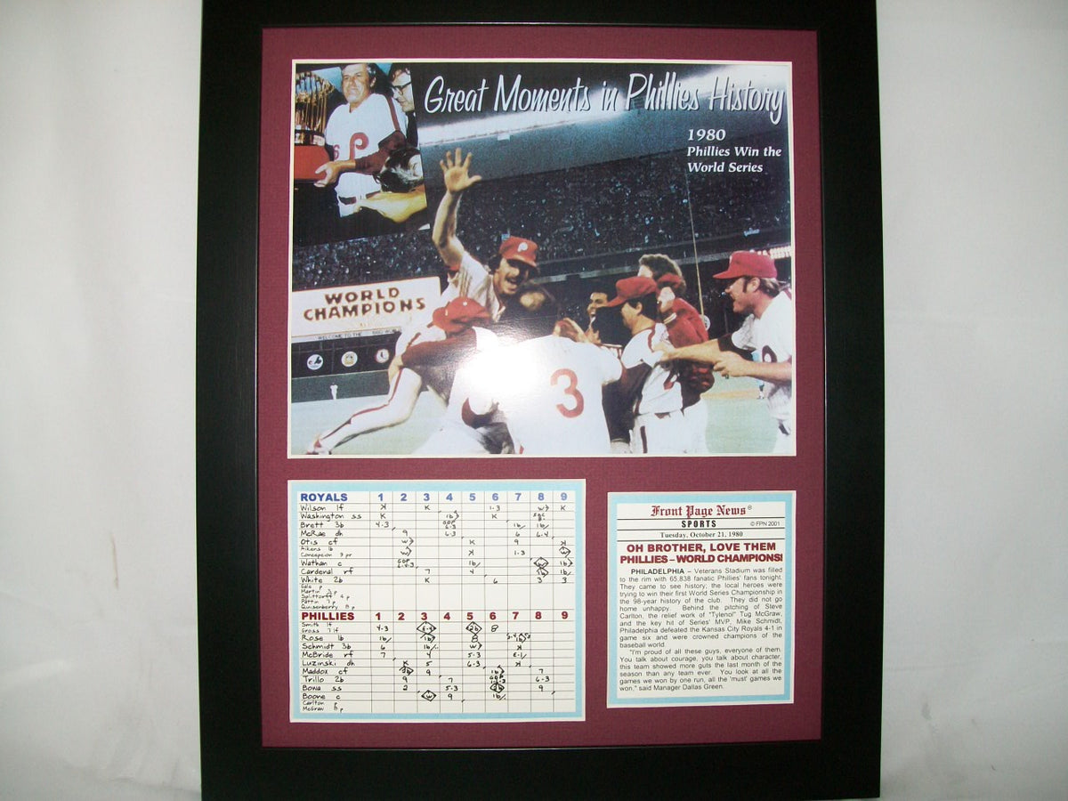 11x14 Framed 1980 World Series Champions Philadelphia Phillies 8x10 Photo
