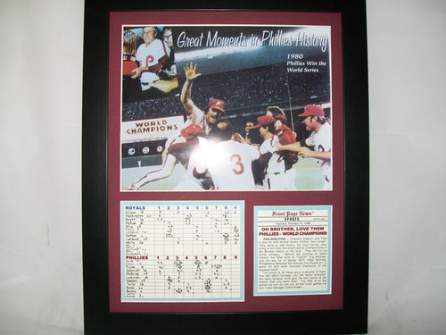 11x14 Framed 1980 World Series Champions Philadelphia Phillies 8x10 Photo