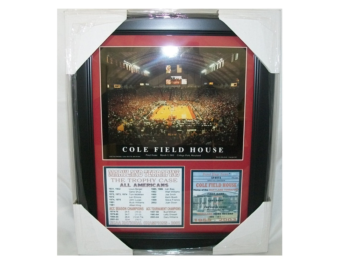 Maryland Terps Cole Field House 11x14 Framed Final Game Photo