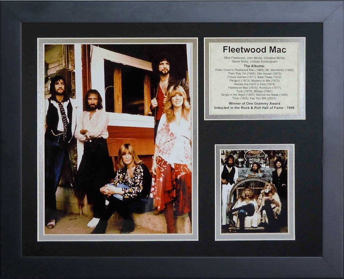 Fleetwood Mac 11x14 Framed 8x10 Photo Album List Mick Stevie Nicks Grammy