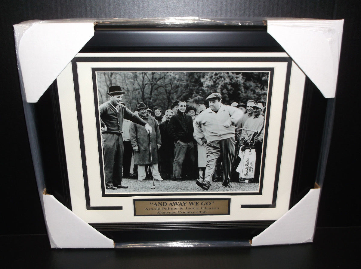Jackie Gleason Arnold Palmer Away We Go Framed 8x10 Photo