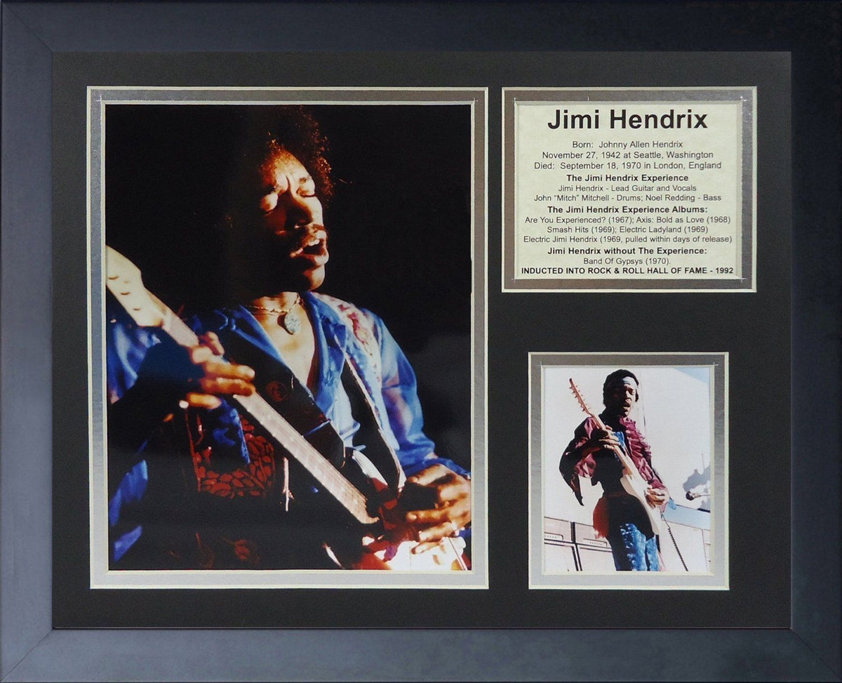 Jimi Hendrix Live Experience Bold as Love Framed 8x10 Photo