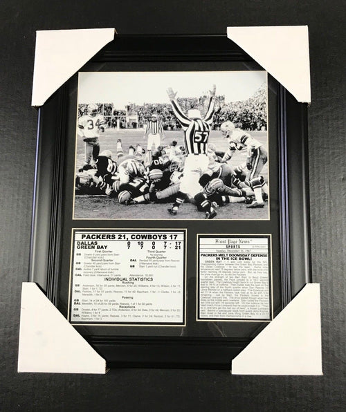 11x14 Framed & Matted 1967 Ice Bowl Packers Championship Game 8x10 Photo