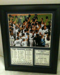 2008 New York Yankees Stadium Closes Trophy Case 8x10 Framed Photo