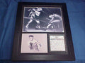 Jake LaMotta vs Sugar Ray Robinson 1943 11x14 Framed & Matted