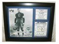 Jim Thorpe Career Stats 11x14 Framed & Matted Photo Canton Bulldogs