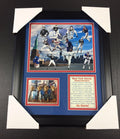 New York Giants Retired Numbers Simms Lawrence Taylor 11x14 Framed 8x10 Photo