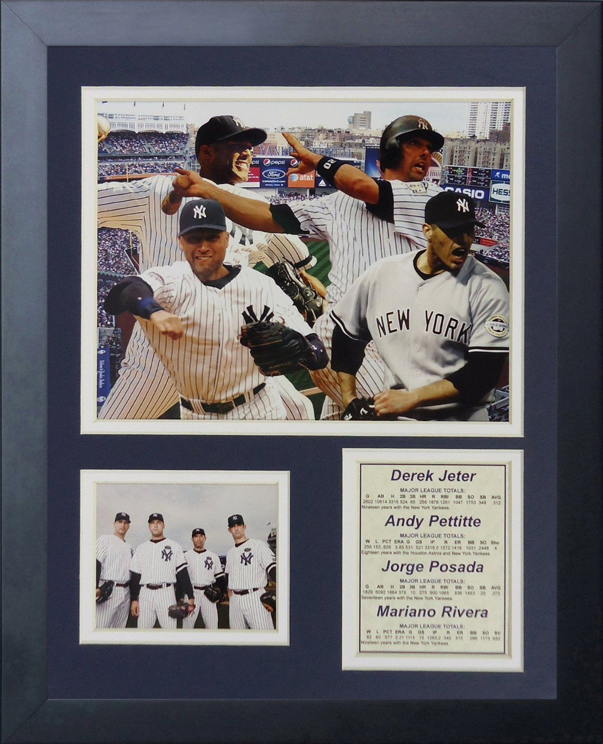 New York Yankees Core Four Jeter Rivera 11x14 Framed 8x10 Photo