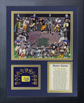 Framed Notre Dame All-Time Greats Joe Montana Jerome Bettis 8x10 Photo