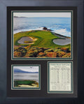 Framed Pebble Beach Golf Links US Open Championship Hole #7 8x10 Photo
