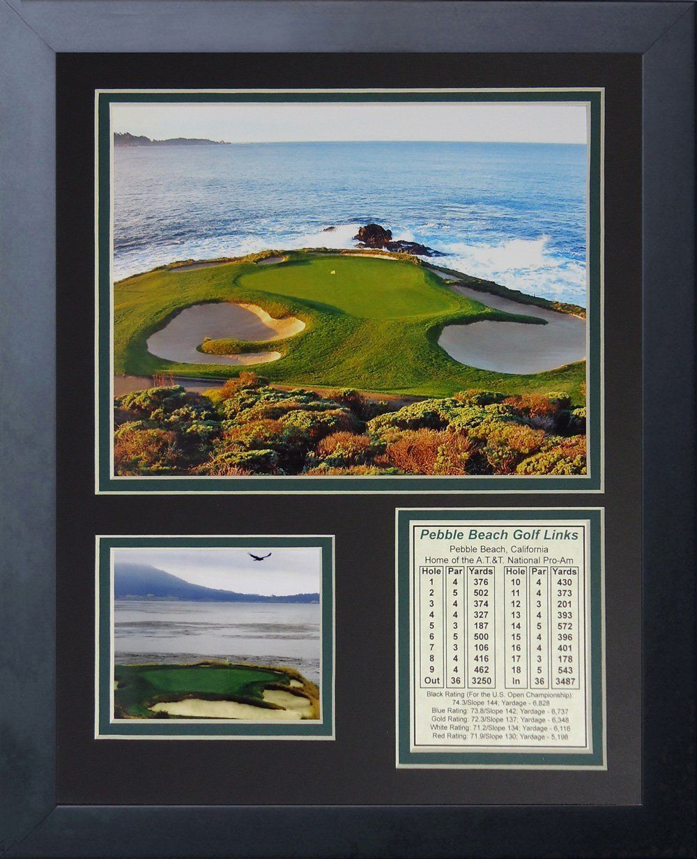 Framed Pebble Beach Golf Links US Open Championship Hole #7 8x10 Photo