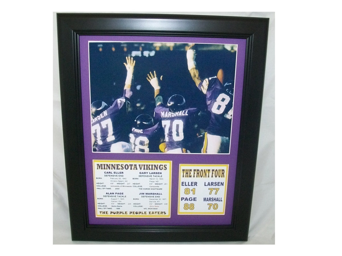 Minnesota Vikings Purple People Eaters 11x14 Framed Photo