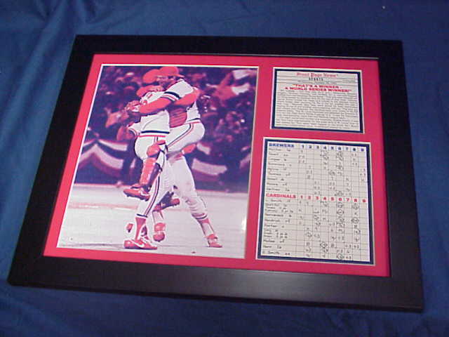 St Louis Cardinals 1982 World Series 11x14 Framed Photo