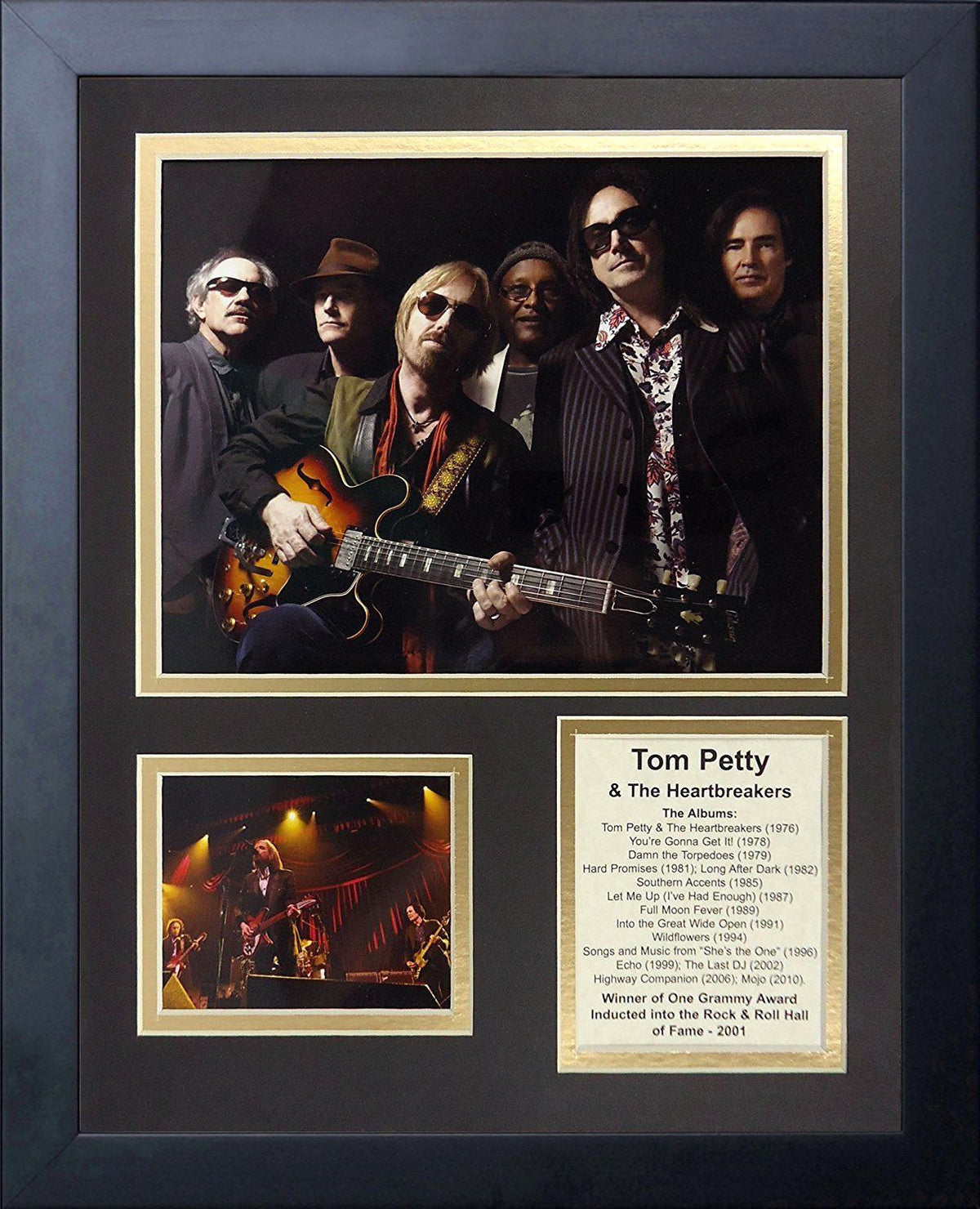 Tom Petty and the Heartbreakers Album List 11x14 Framed 8x10 Photo