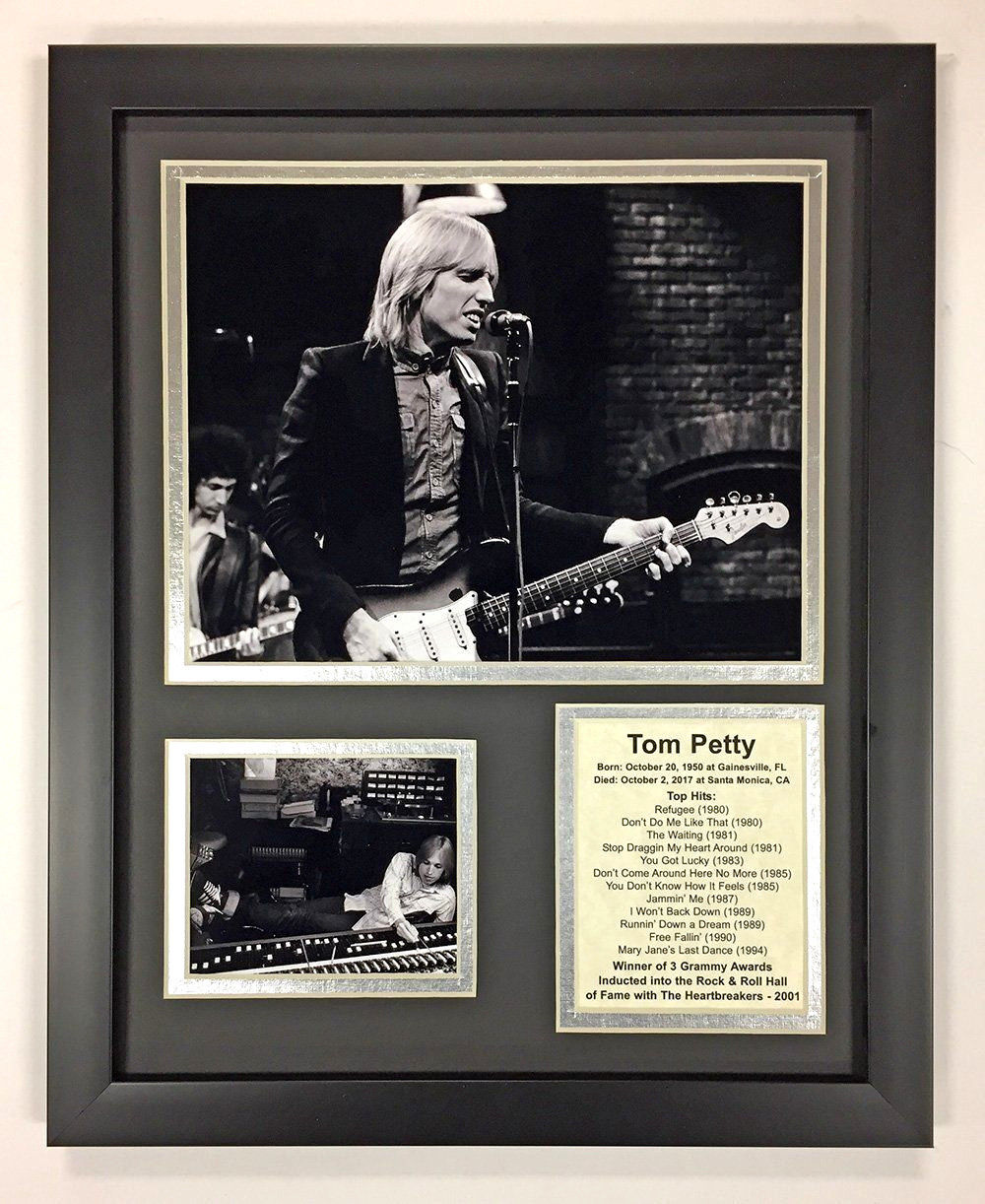 Tom Petty B&W Top Hits Rock and Roll Hall of Fame 8x10 Photo