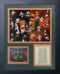 Miami Hurricanes Greats Ray Lewis Ed Reed Sean Taylor 11x14 Framed Photo