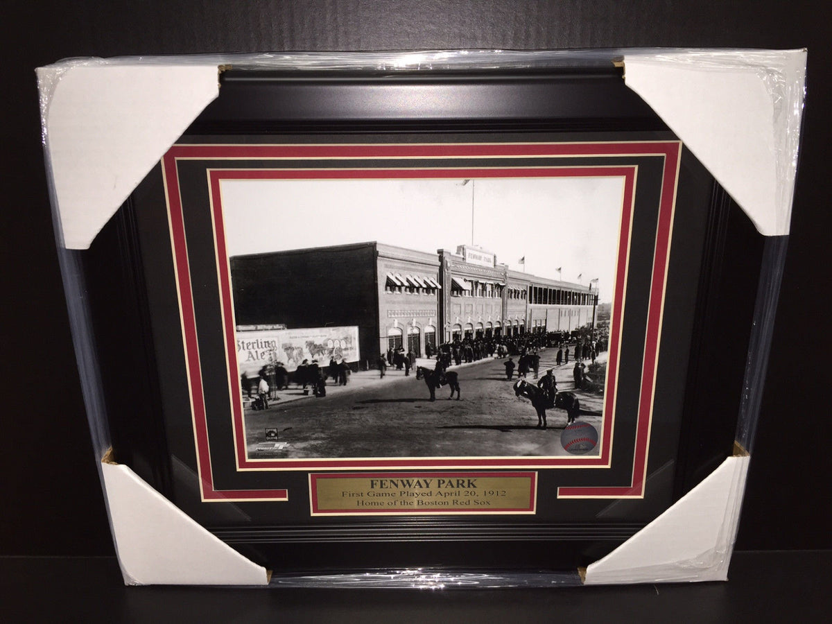 1912 Boston Red Sox Framed Photo Fenway Park Opening Day