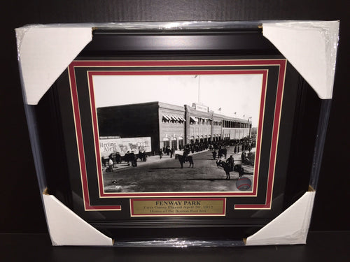 1912 Boston Red Sox Framed Photo Fenway Park Opening Day
