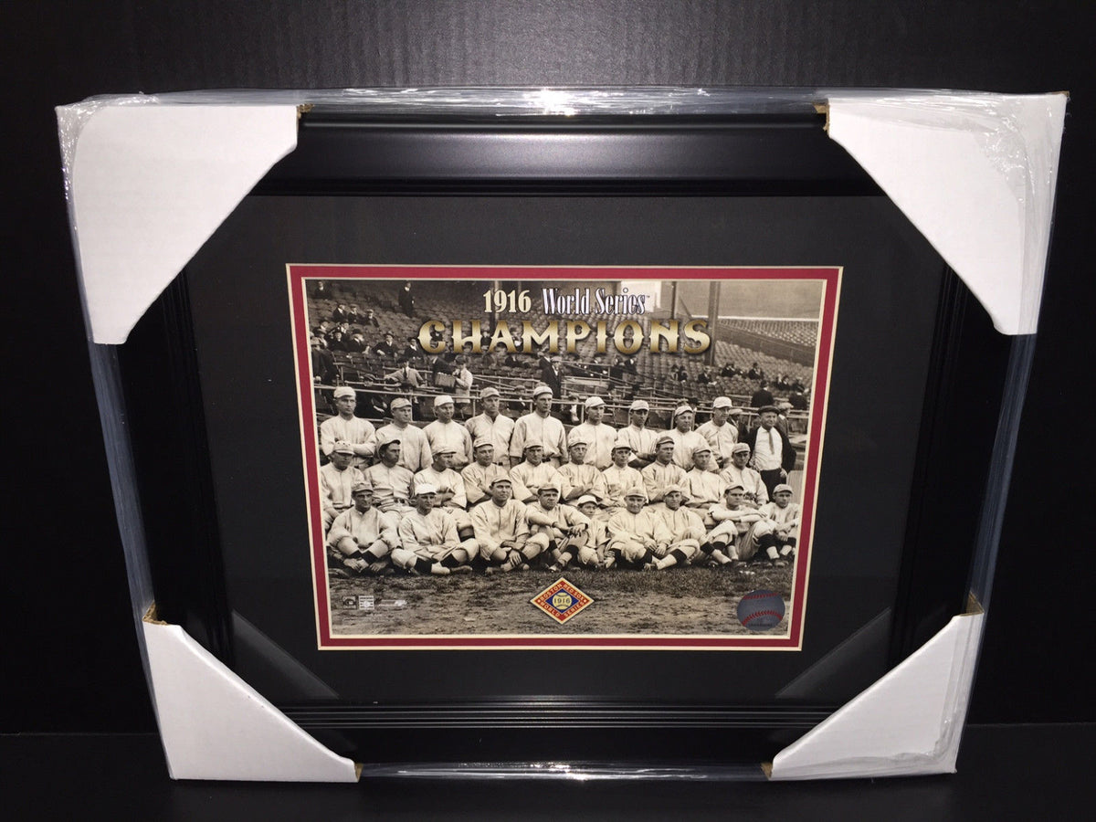 1916 Boston Red Sox World Series Champions 8x10 Framed Photo Babe Ruth Team