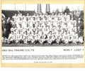 1962 Baltimore Colts Team 8x10 Photo W/ Johnny Unitas Lenny Moore