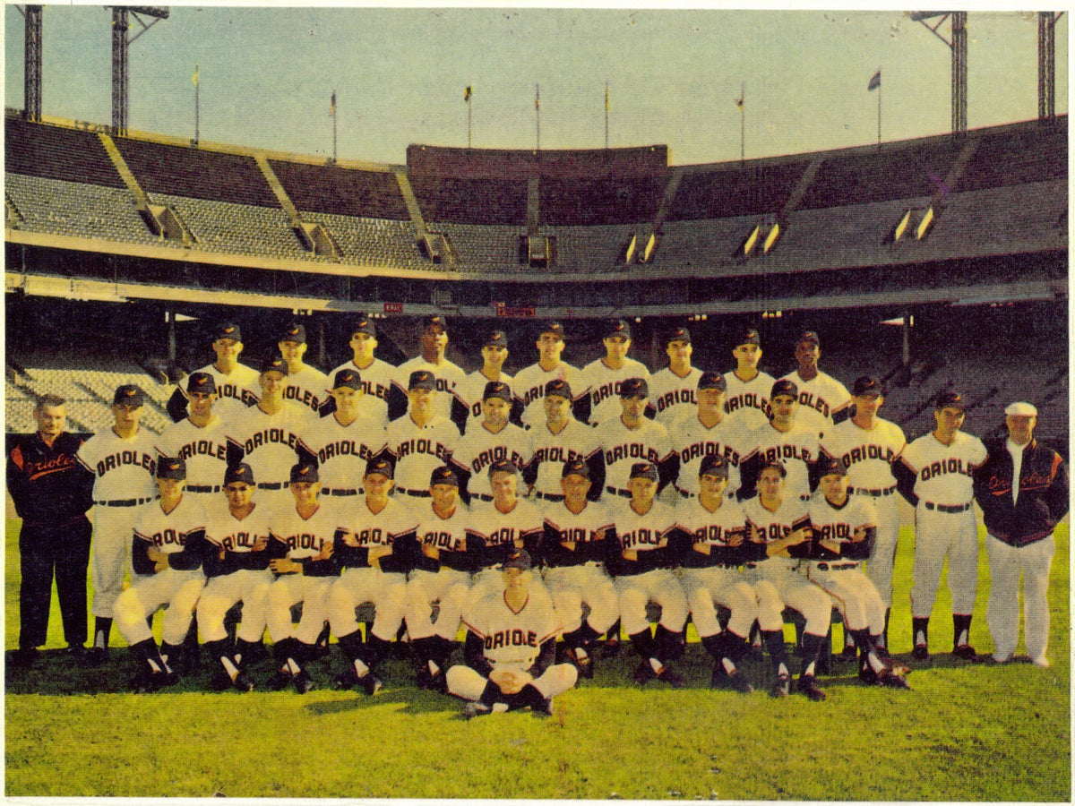 1965 Baltimore Orioles 8x10 Team Photo