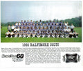 1982 Baltimore Colts Team 8x10 Photo