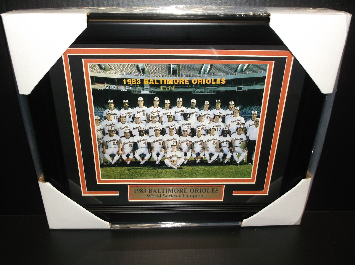 1983 Baltimore Orioles World Series Champions 8x10 Team Photo Framed