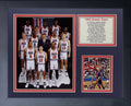 1992 USA Basketball Dream Team Michael Jordan Larry Bird Magic Johnson 8x10 Framed Photo