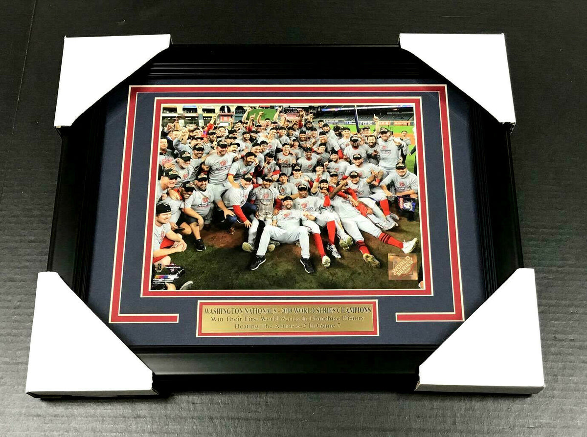 2019 Washington Nationals World Series Champions Team Framed Photo 8x10 #2