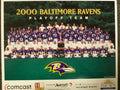 2000 Baltimore Ravens Super Bowl 35 Team Picture Photo Ray Lewis 13x10.5