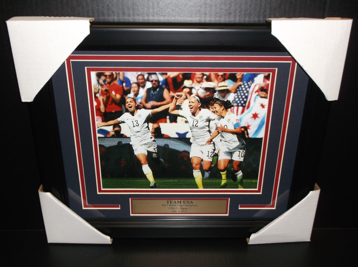 2015 Women's World Cup Team USA Champions Alex Morgan Framed Photo 8x10 #2