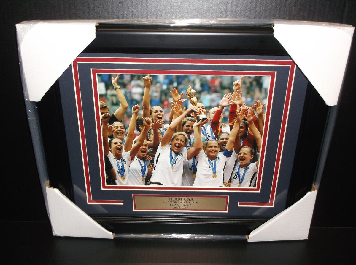 2015 Women's World Cup Team USA Champions Alex Morgan Framed Photo 8x10 #3