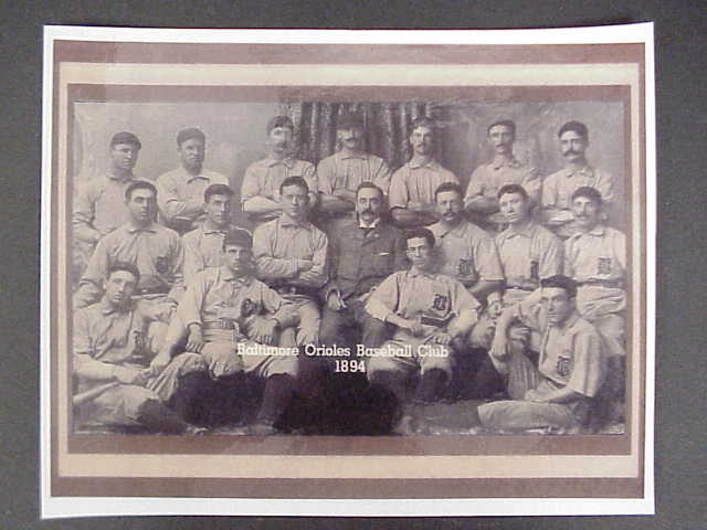 1894 Baltimore Orioles Team Photo 8x10