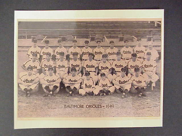 1949 Baltimore Orioles Team Photo 8x10
