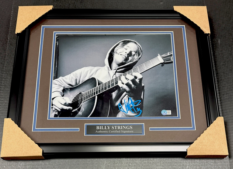 Billy Strings Autographed Signed 11x14 Photo Framed Beckett Bas Authentic Rare