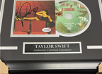 Taylor Swift Signed Authentic Autographed CD Insert Framed 8x10 Photo JSA COA