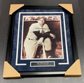 Joe DiMaggio New York Yankees Autographed Framed 11x14 Photo Beckett Letter Coa