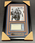 George Halas Autographed Authentic Cut Psa Framed 8x10 Photo Chicago Bears