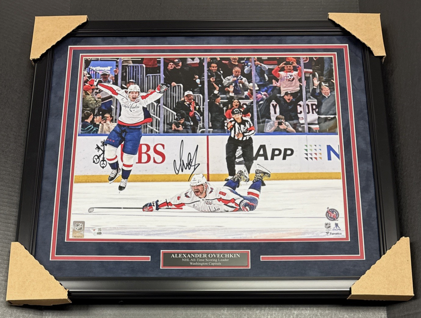 Alexander Ovechkin Fanatics Authentic Record 895 Goal Framed Autographed 16x20 Photo