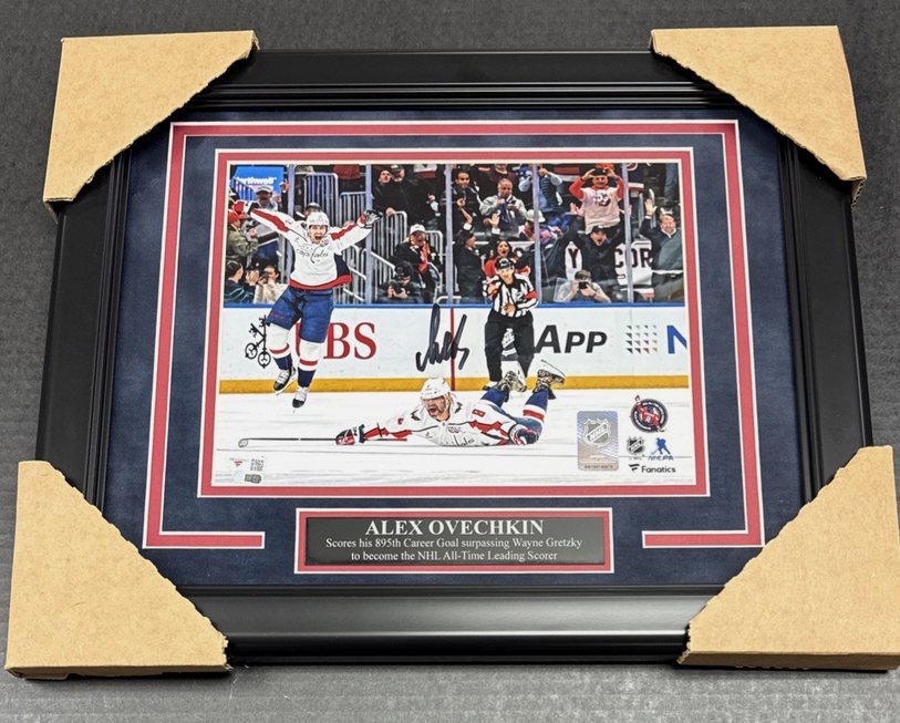 Alexander Ovechkin Fanatics Authentic Record 895 Goal Framed Autographed 8x10 Photo