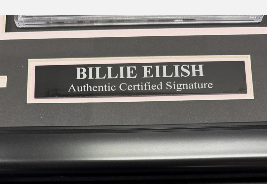 Billie Eillish Signed Autographed Authentic Psa or Bas Framed 8x10 Concert Photo