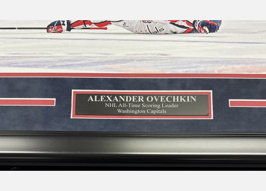 Alexander Ovechkin Fanatics Authentic Record 895 Goal Framed Autographed 16x20 Photo
