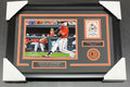 Adley Rutschman Orioles 1st Hit Autographed Card with 8x10 Photo Framed