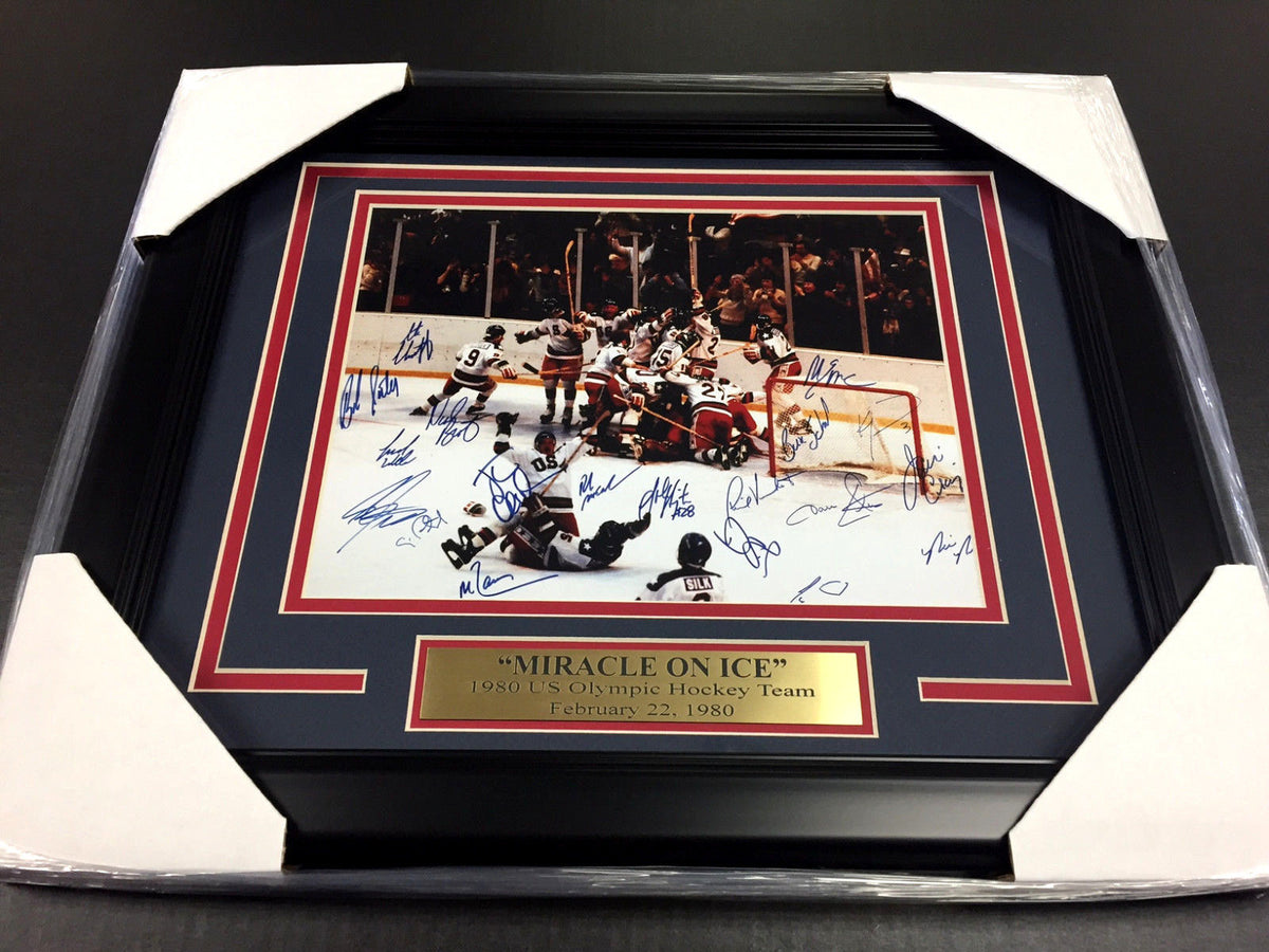 1980 Team USA Miracle on Ice Framed 8x10 Photo Reprint