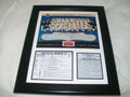 Baltimore Colts 1958 World Champions Team Photo Framed 11x14