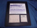Baltimore Orioles 1954 Team 1st Game Scorecard 11x14 Framed Photo